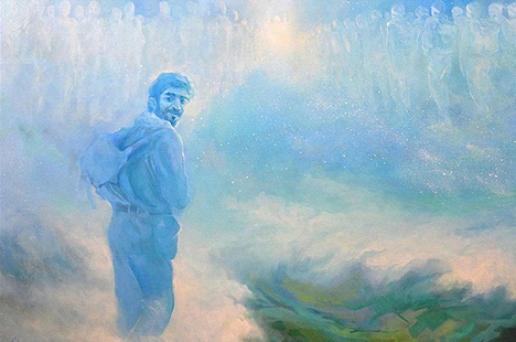 خلق یک اثر بهانه‌ای است تا در فضای شناخت عالم سیر کنم/ روزی را خواهیم دید که بچه‌های حزب‌الله در حال رقابت با لشکر شهدا هستند