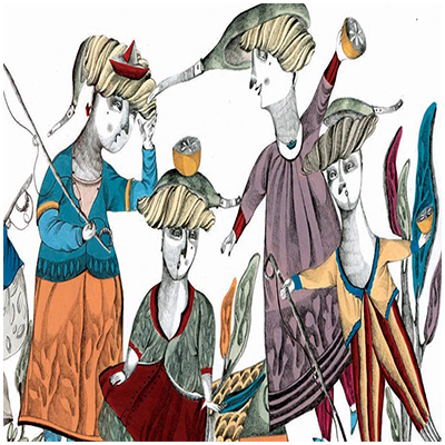 مجموعه تصویر سازی داستان «تانتانا» - مهشید راقمی