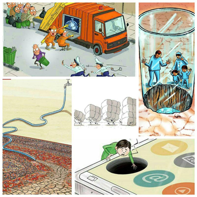 اعضای دفتر طنز و کاریکاتور اصفهان در جشنواره مطبوعات خوش درخشیدند