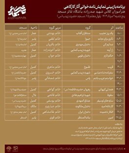 آغاز مرحله بازبینی نمایشنامه‌های باشگاه تئاتر مسجد