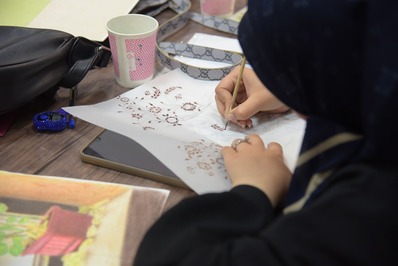 هنرمندان در رویداد هنری ایران سرای من مشهد