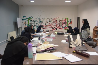 هنرمندان در رویداد هنری ایران سرای من مشهد