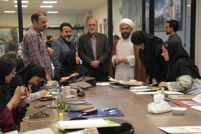 هنرمندان در رویداد هنری ایران سرای من مشهد